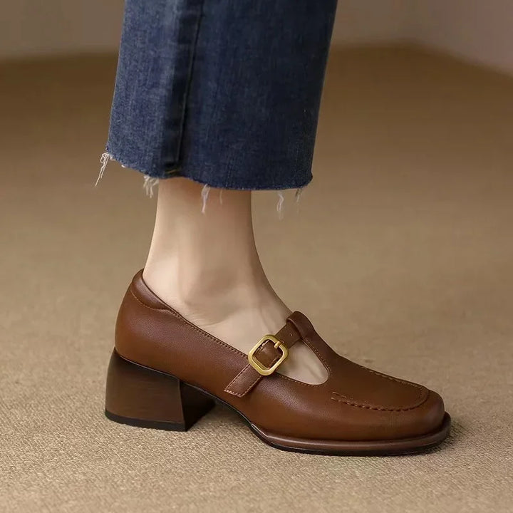 Jasmijn | T-bandschoenen in vintage stijl