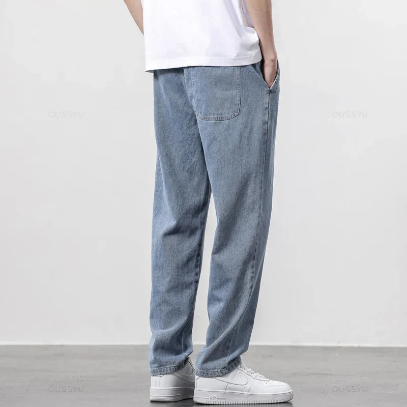 Senne | Jeans met rechte pijpen en trekkoord