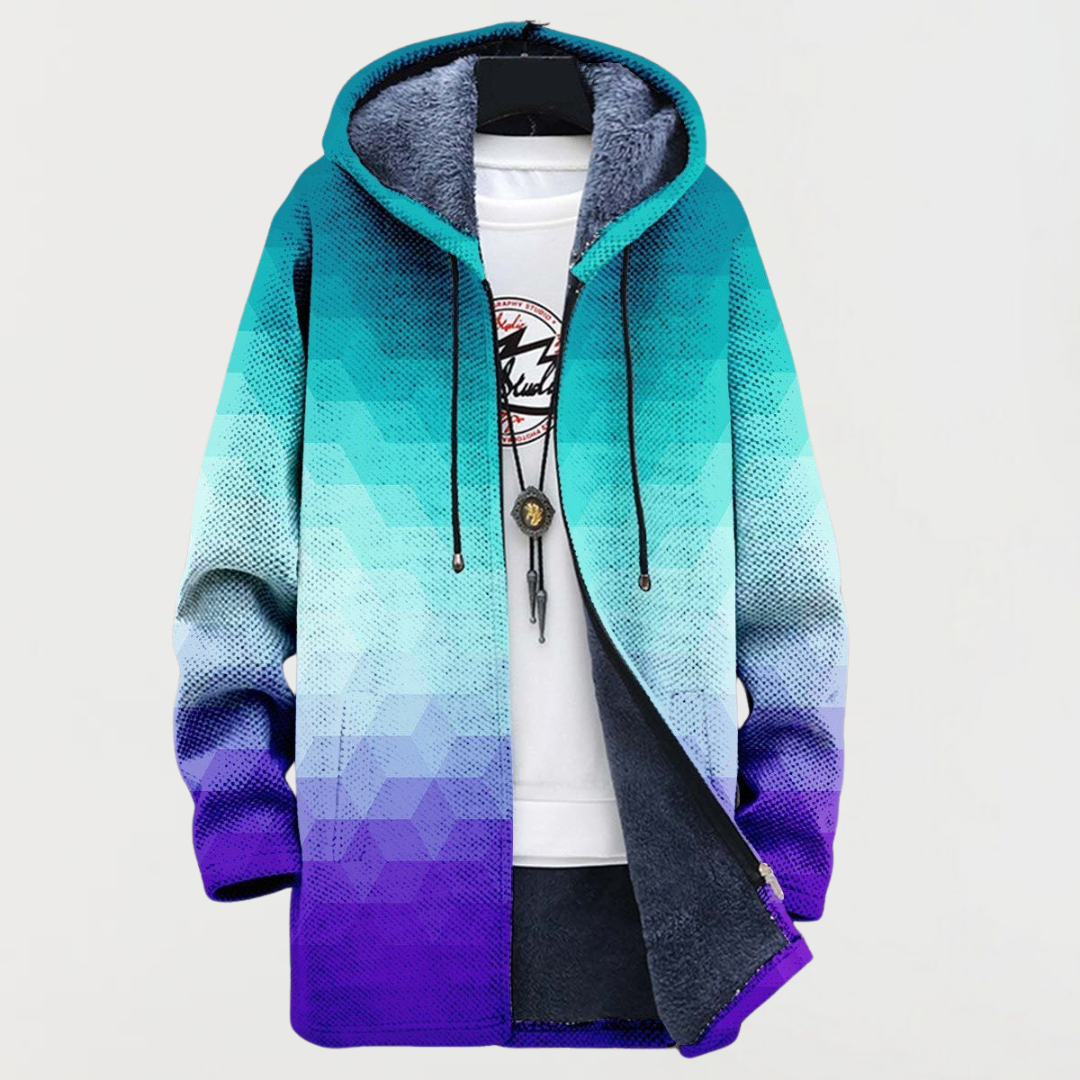 Sophie | Hoodie met hexagonaal verloop