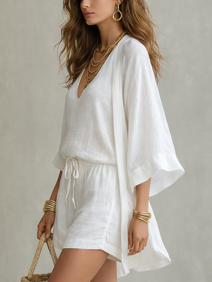 Sophie | Set met cardigan en short