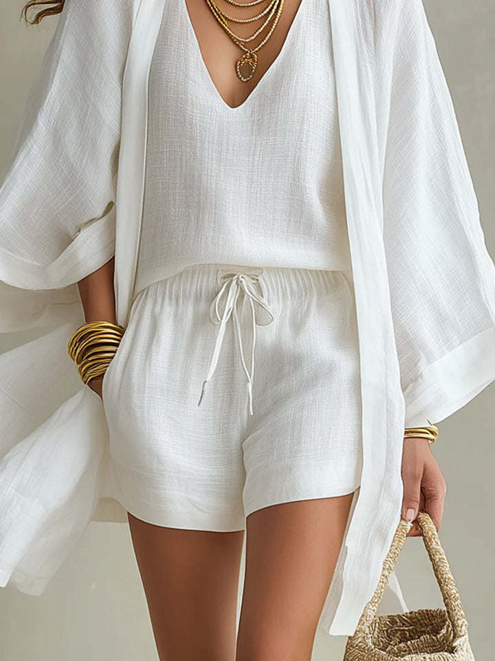 Sophie | Set met cardigan en short