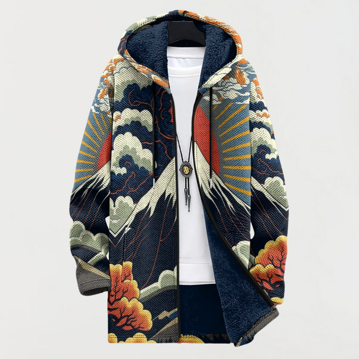Suzanne | Hoodie met zonsopgangprint