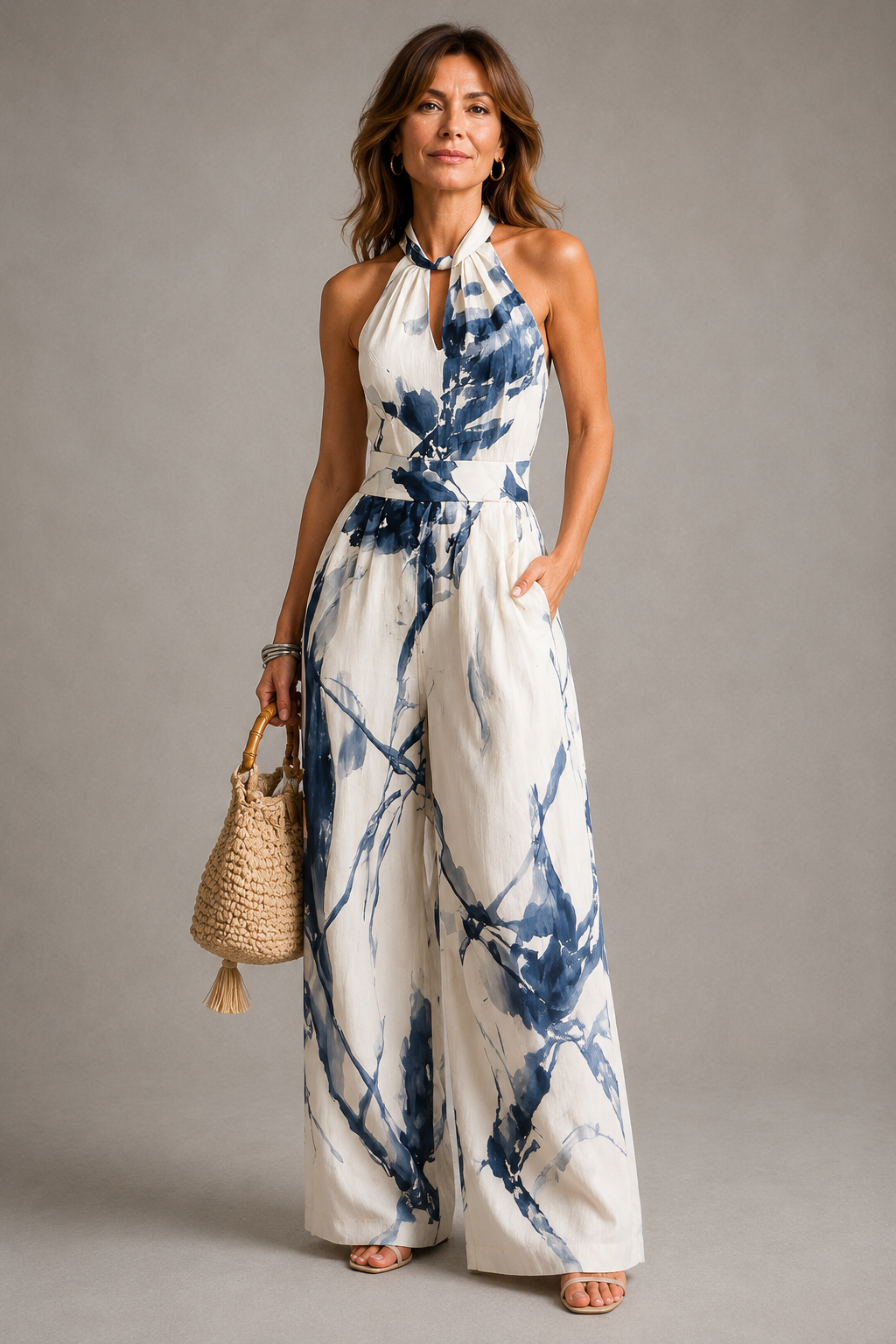 Tamara | Jumpsuit met batikprint