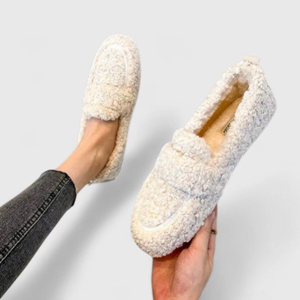Greet | Zachte bouclé loafer