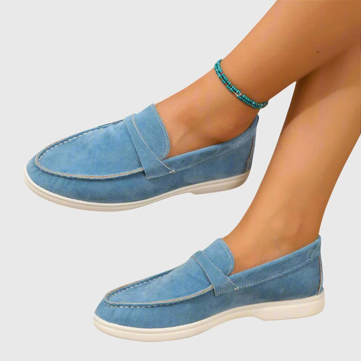 Hendrika | Taupekleurige casual loafer