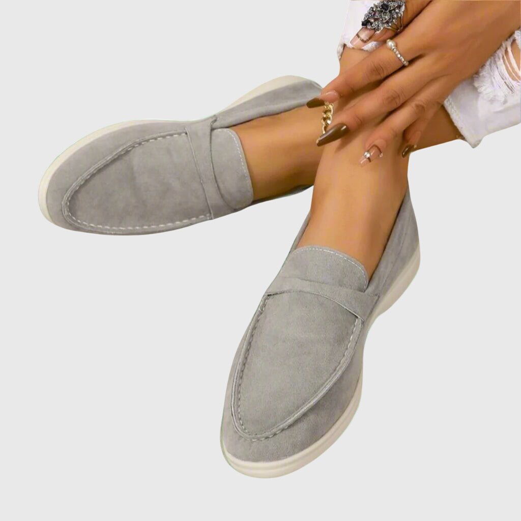 Hendrika | Taupekleurige casual loafer