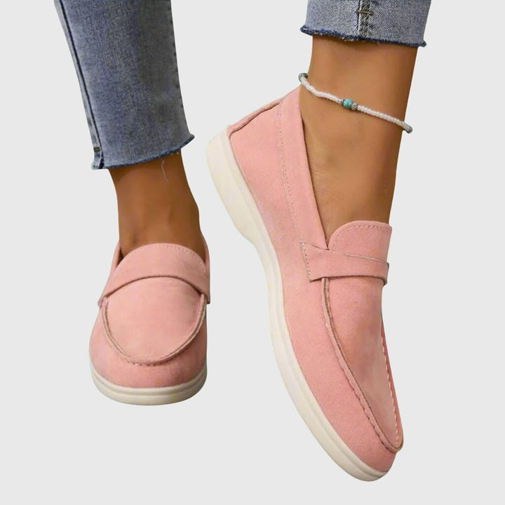Hendrika | Taupekleurige casual loafer