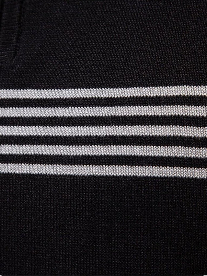 Timon | Witte polo met streepdetail