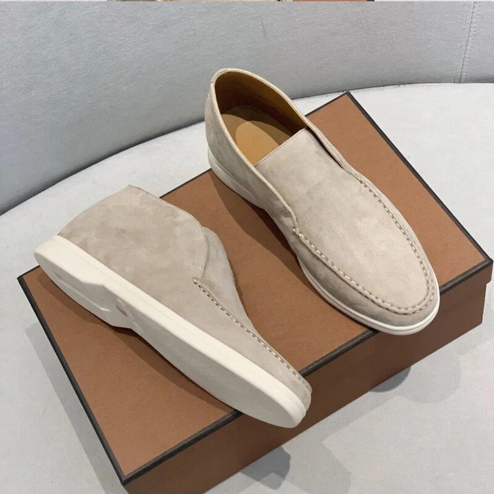 Tjalle | Casual suède loafers