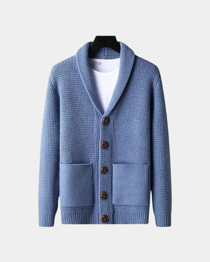 Watze | Beige vest met knopen
