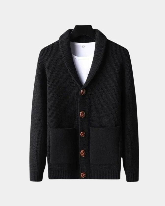 Watze | Beige vest met knopen