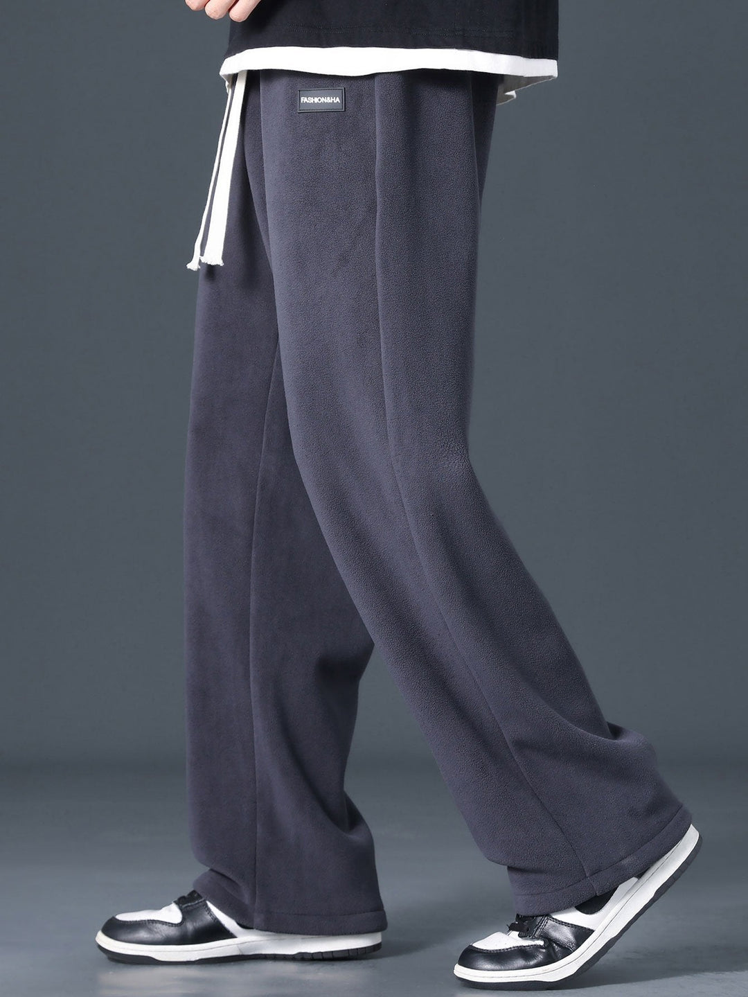 Vic | Straight leg polar fleece broek