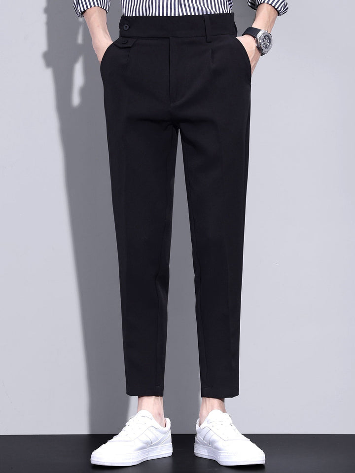Wessel | Slim Fit Cropped Pantalon
