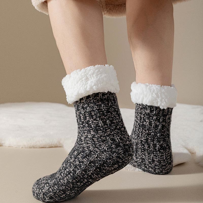Evelien | Dikke fleece huissokken (2 paar)