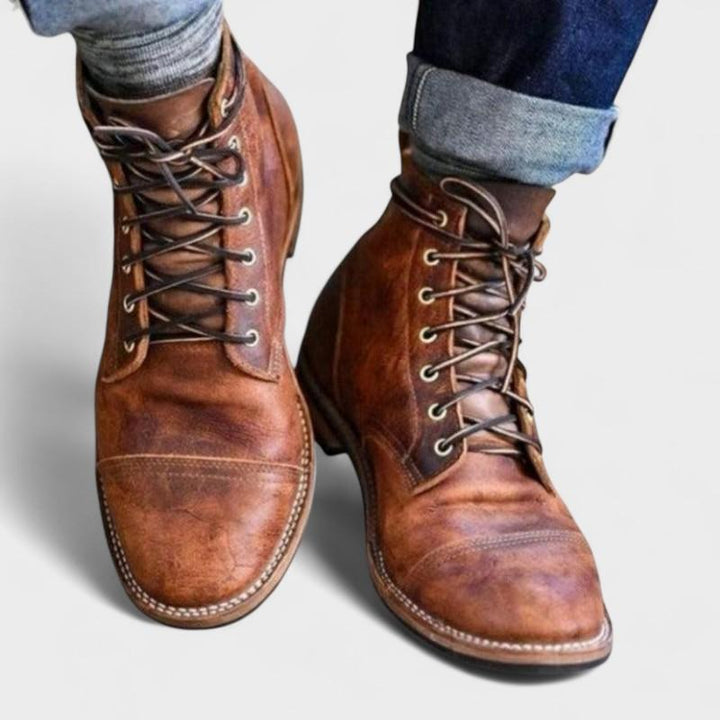 Bernard | Bruine vintage veterlaarzen