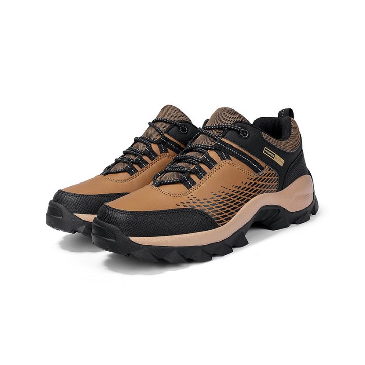 Bjorn | Donkergroene trailsneakers