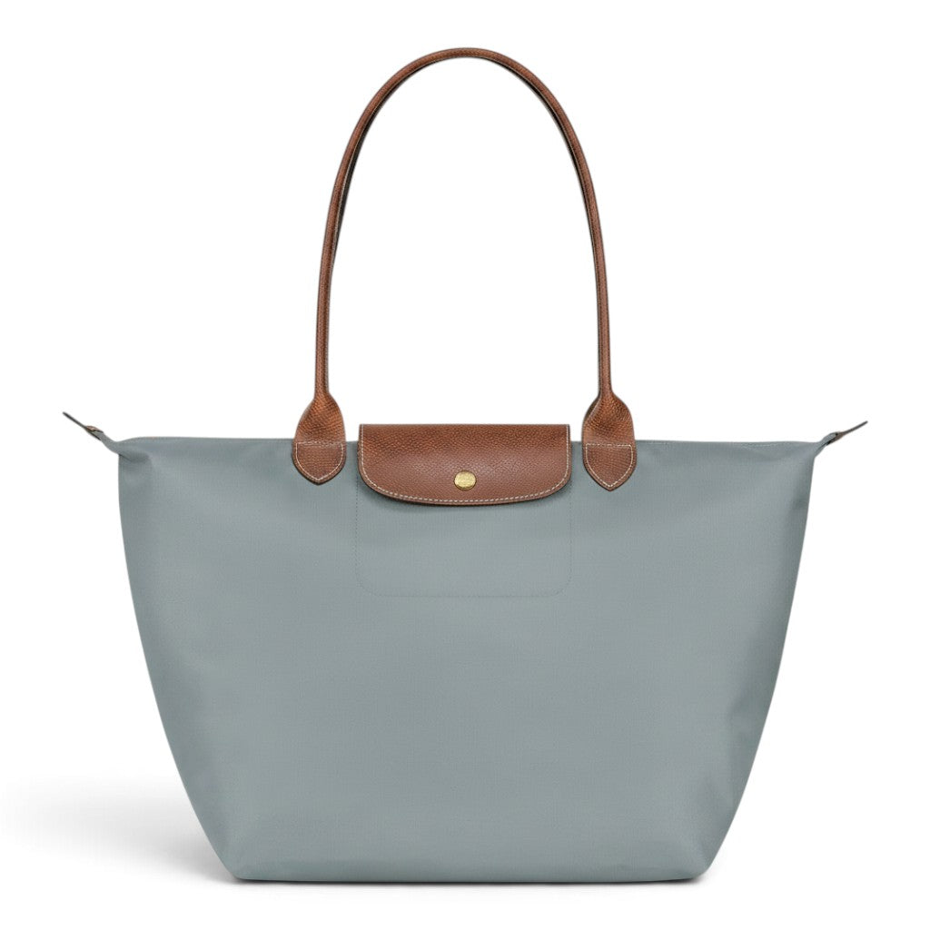 Bregje | Grote opvouwbare shopper in lichtgrijs