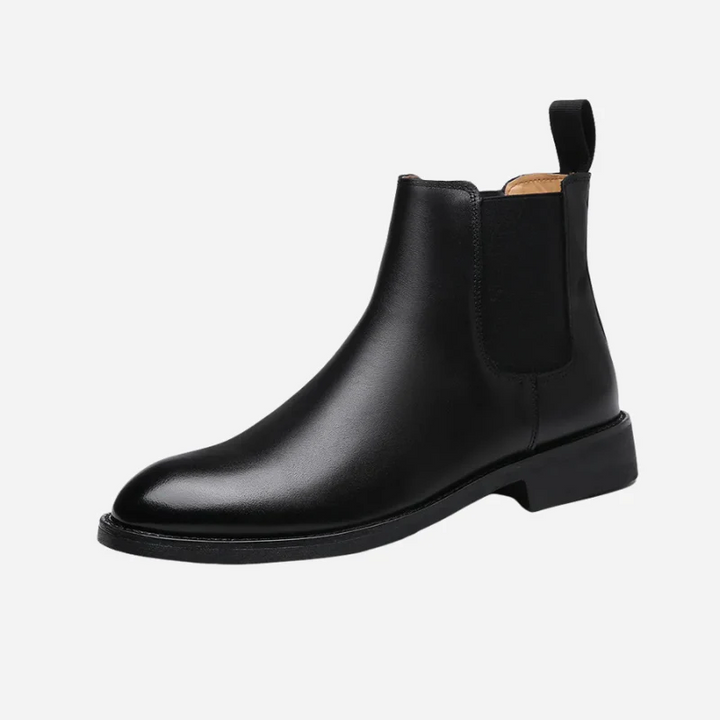 Cees | Beige chelseaboots met suèdelook