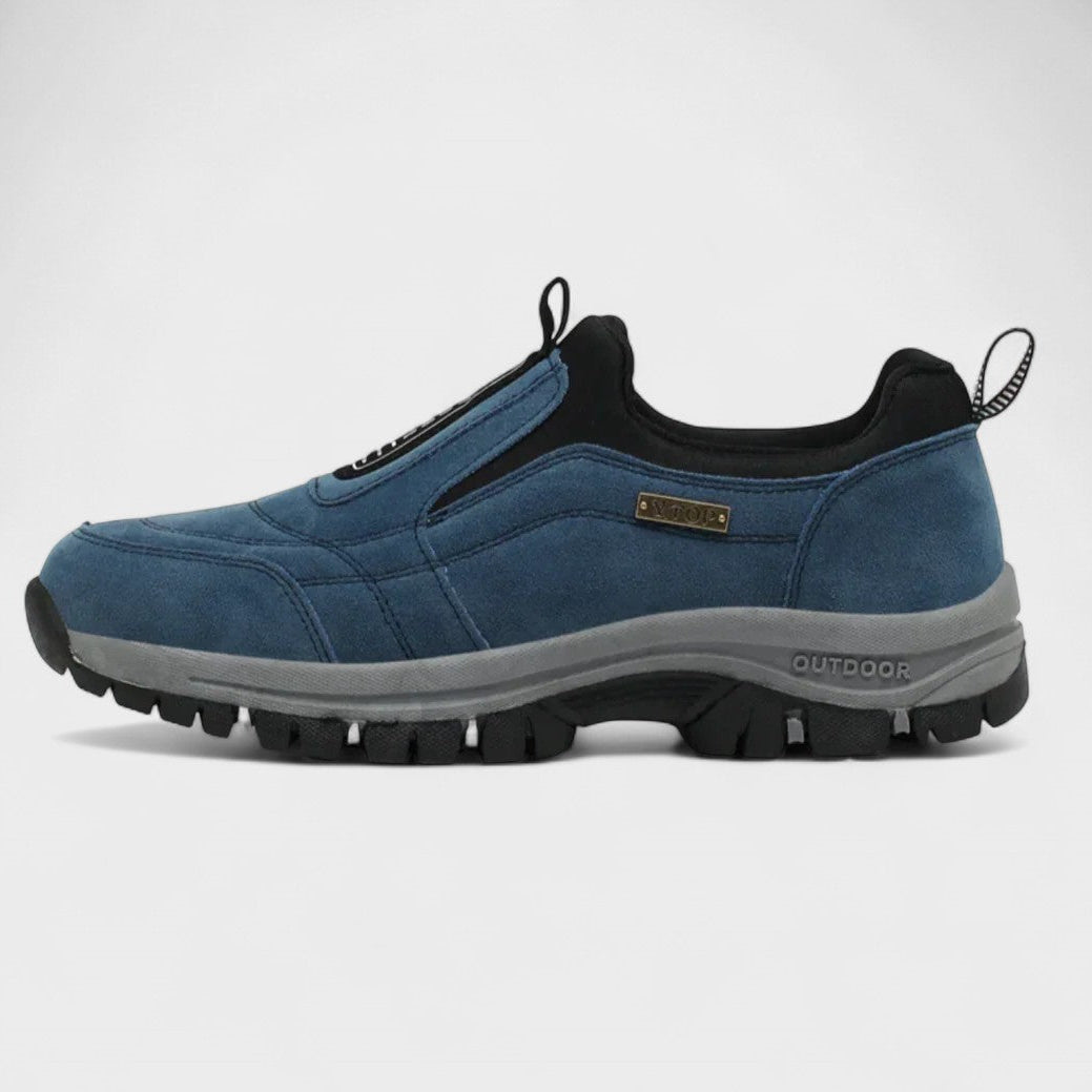 Dean | Blauwe comfortabele instappers
