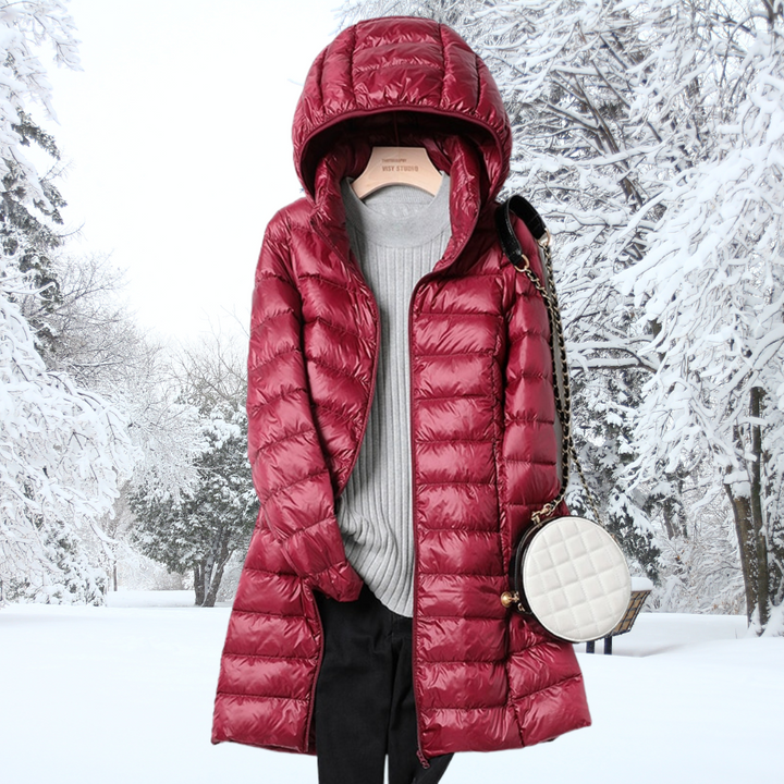 Dewi | Elegante jas in roze en fuchsia