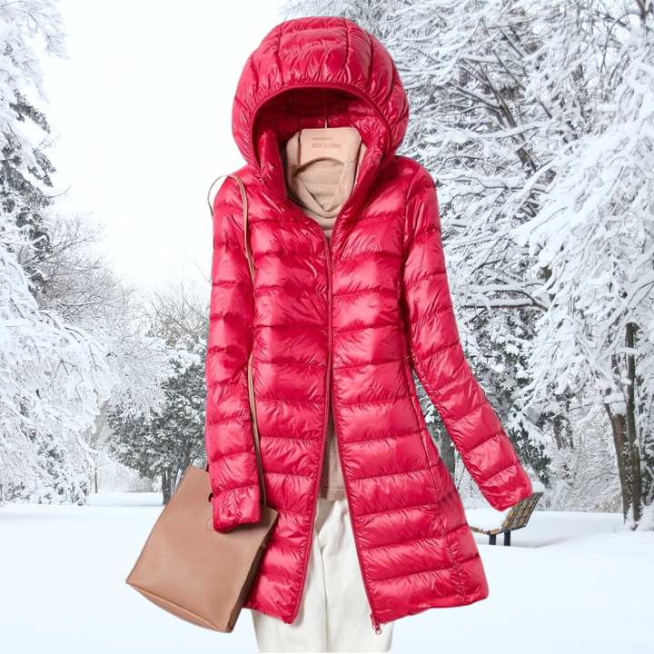 Dewi | Elegante jas in roze en fuchsia