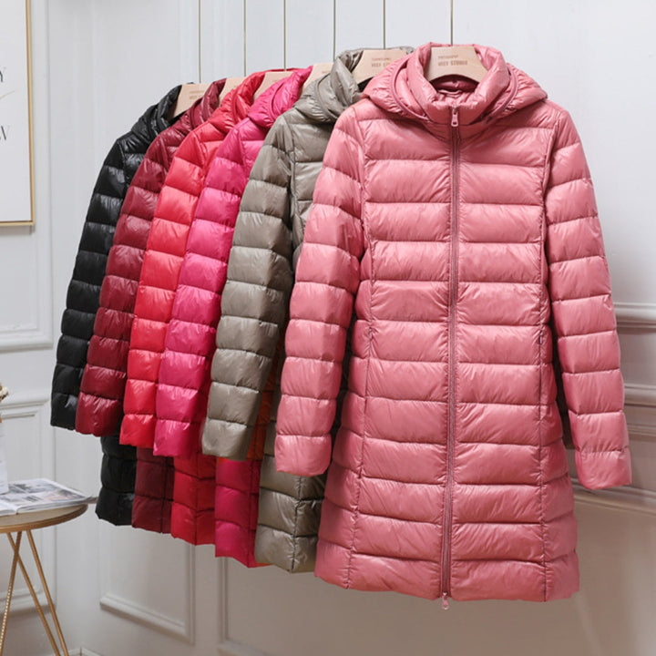 Dewi | Elegante jas in roze en fuchsia
