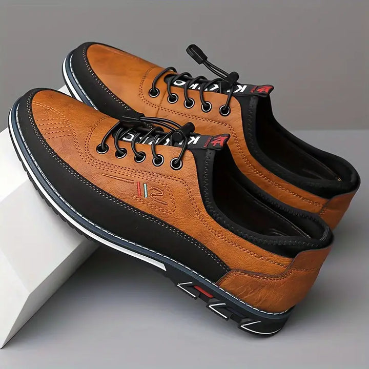 Erik | Tweekleurige casual veterschoenen
