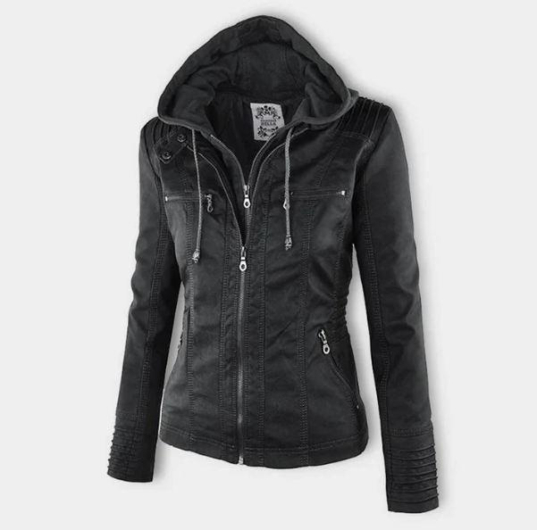 Esmee | Comfortabele jas in aardetinten