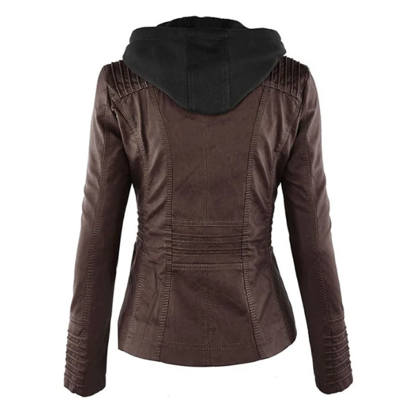 Esmee | Comfortabele jas in aardetinten