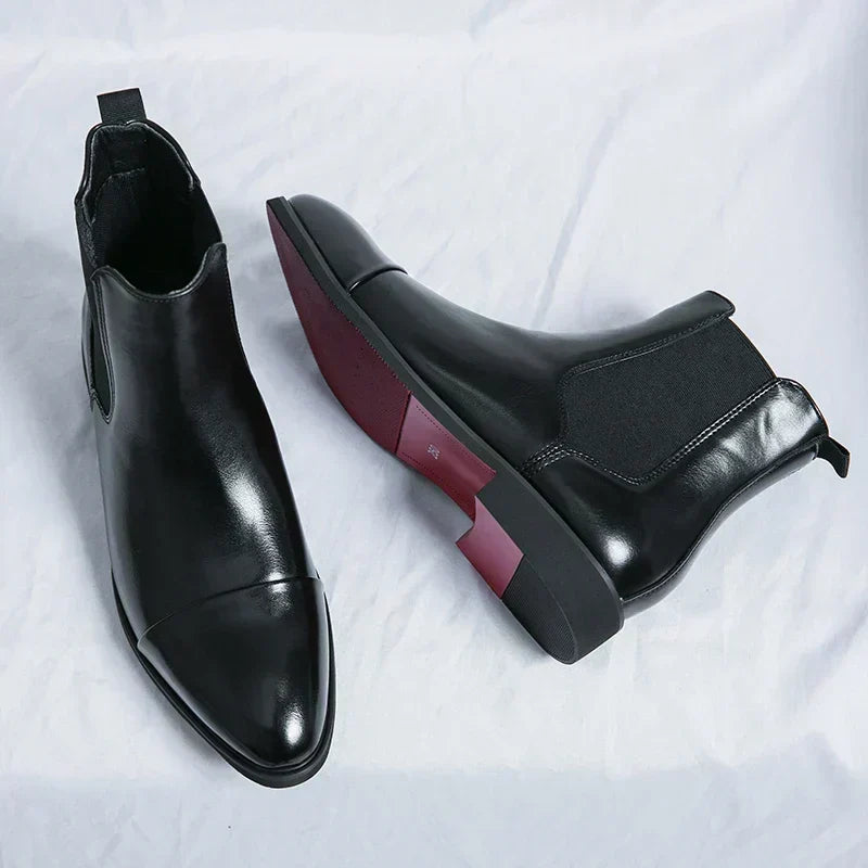 Everhard | Zwarte nette chelseaboots