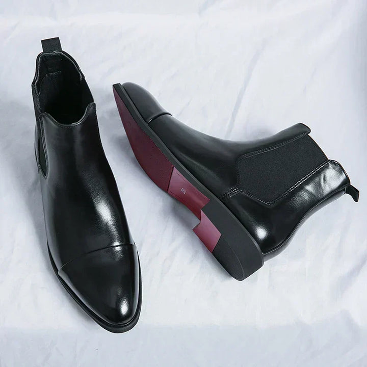 Everhard | Zwarte nette chelseaboots