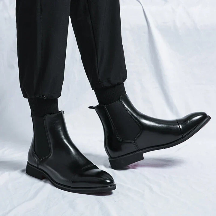 Everhard | Zwarte nette chelseaboots