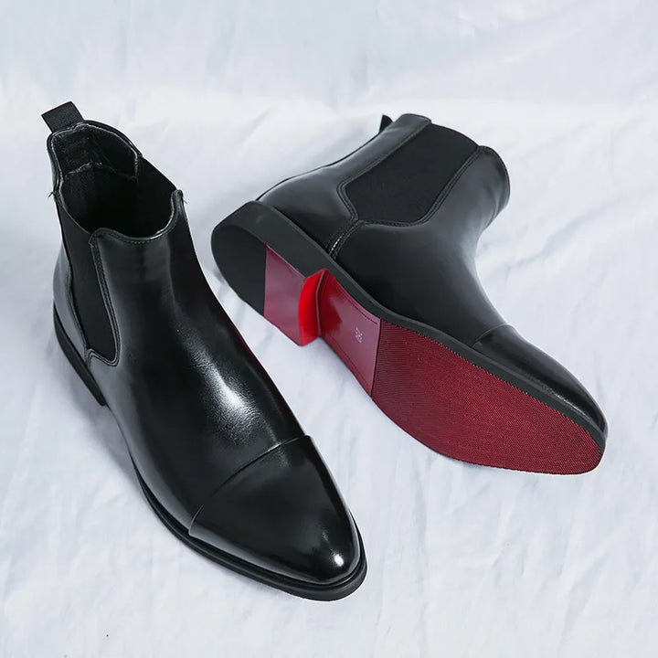 Everhard | Zwarte nette chelseaboots