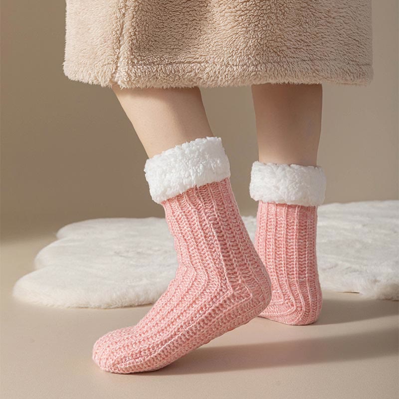 Evelien | Dikke fleece huissokken (2 paar)