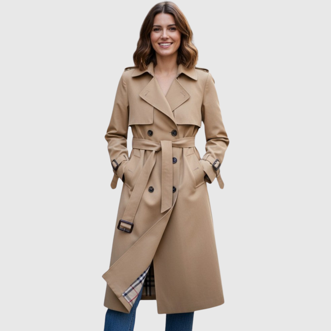 Fenna | Klassieke mantel in tijdloze kleuren