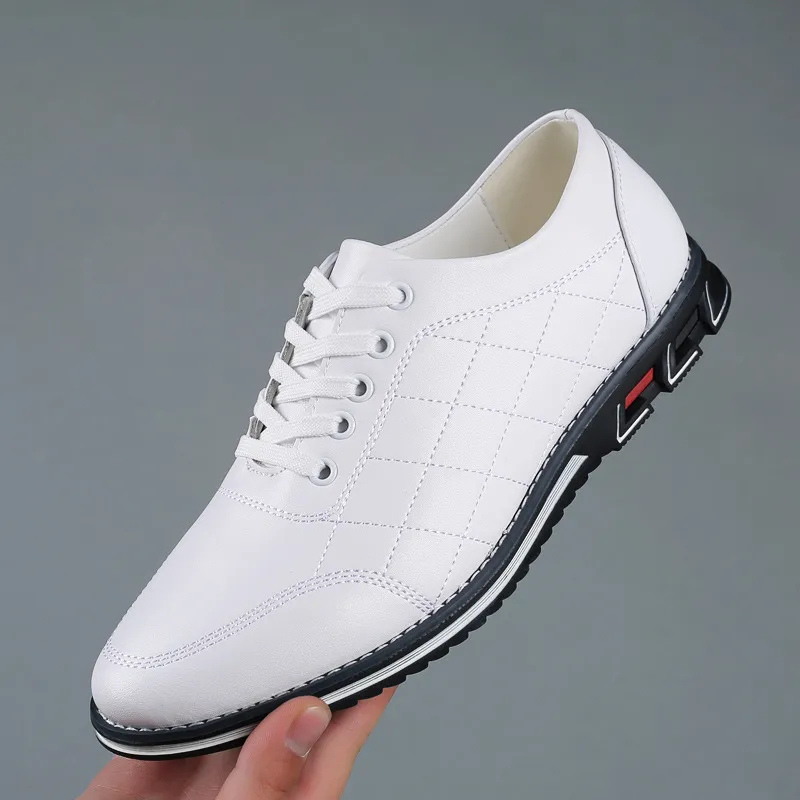 Glenn | Zwarte casual schoenen met structuur
