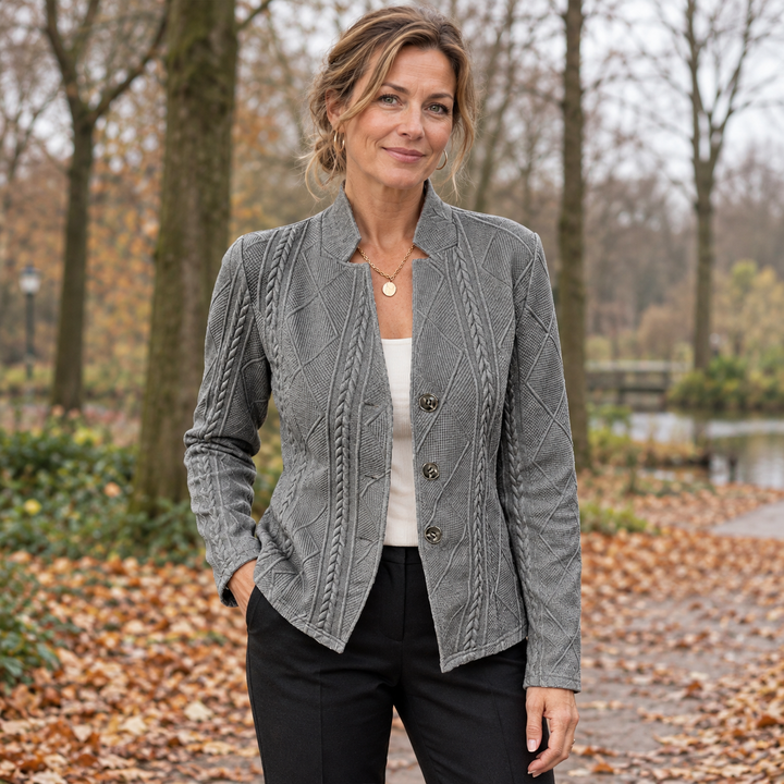 Grietje | Licht jasje met knoopsluiting