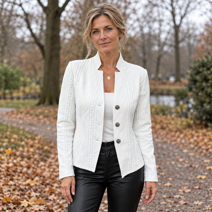 Grietje | Licht jasje met knoopsluiting