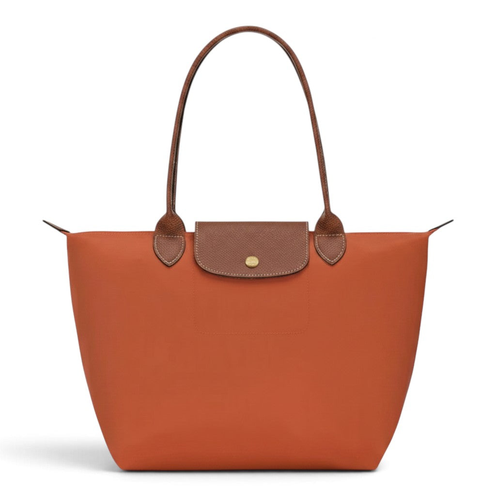 Hilde | Grote opvouwbare shopper in roestoranje