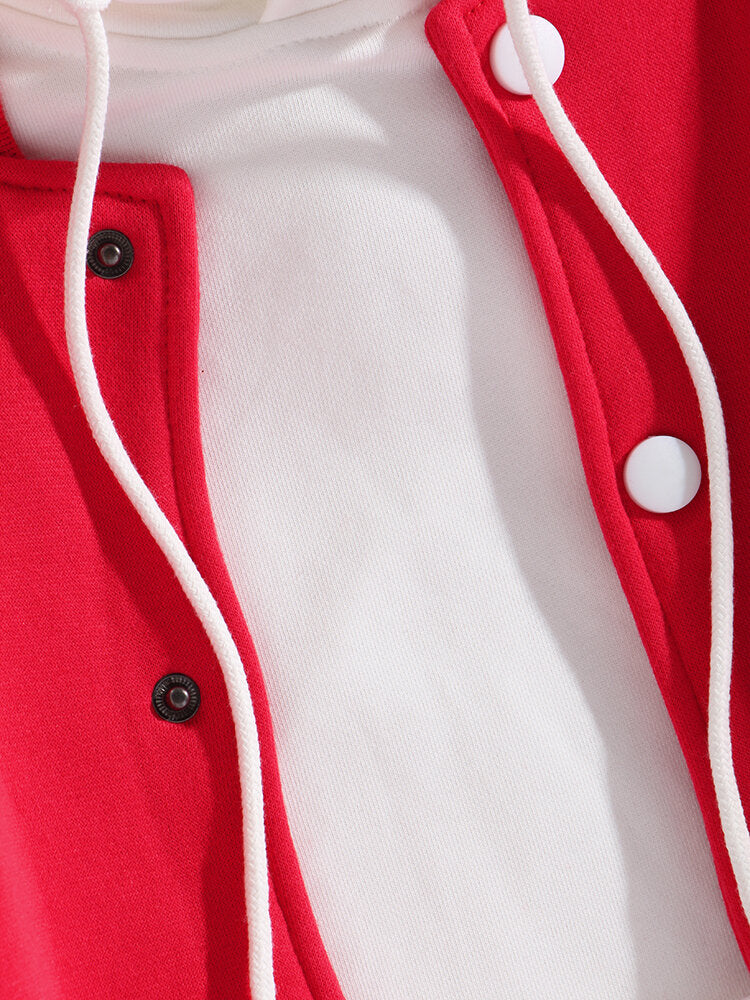 Tjeerd | Baseball jack met contrasterende boorden