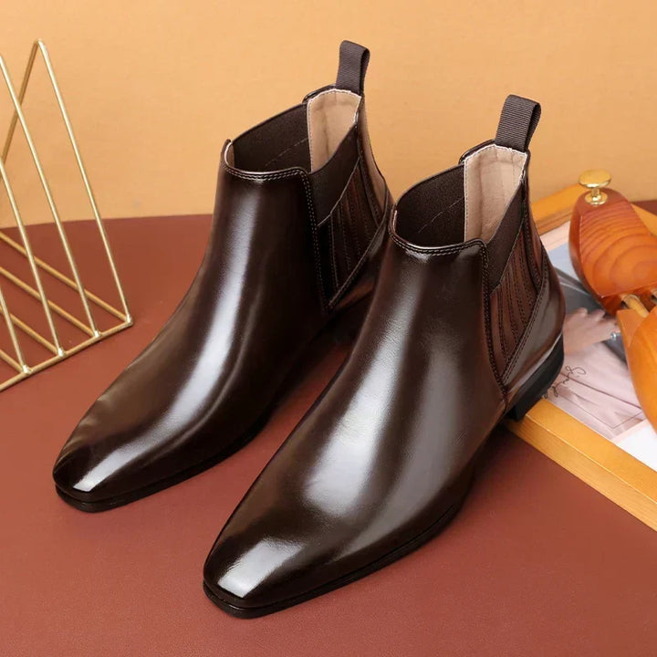 Ivo | Donkerbruine chelseaboots