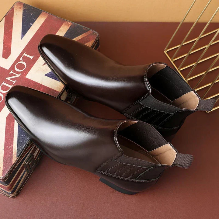 Ivo | Donkerbruine chelseaboots