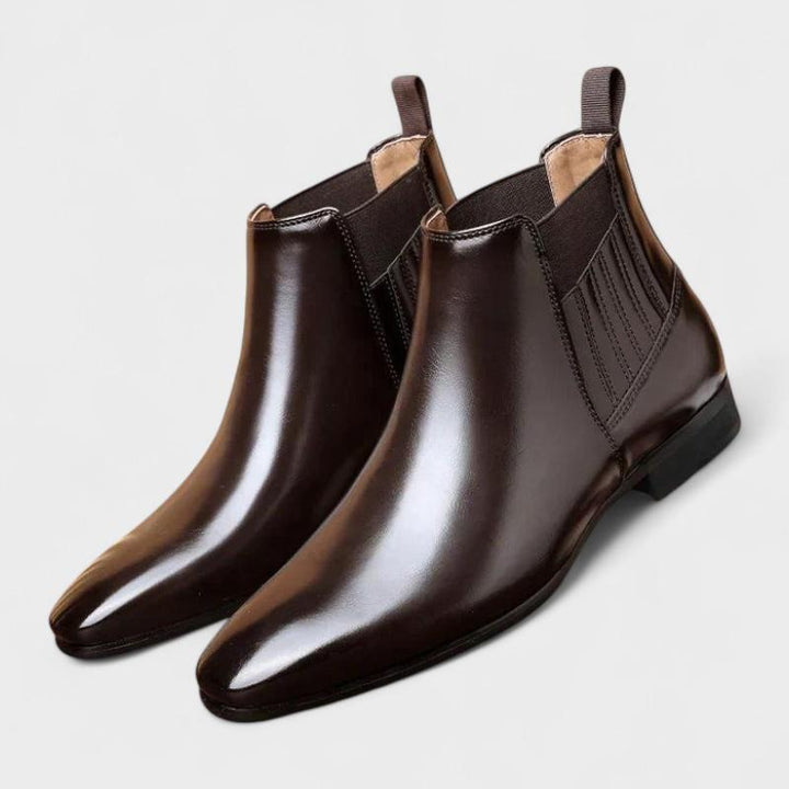 Ivo | Donkerbruine chelseaboots