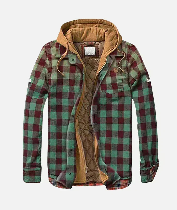 Jelmer | Patchwork jas met ruitdessin
