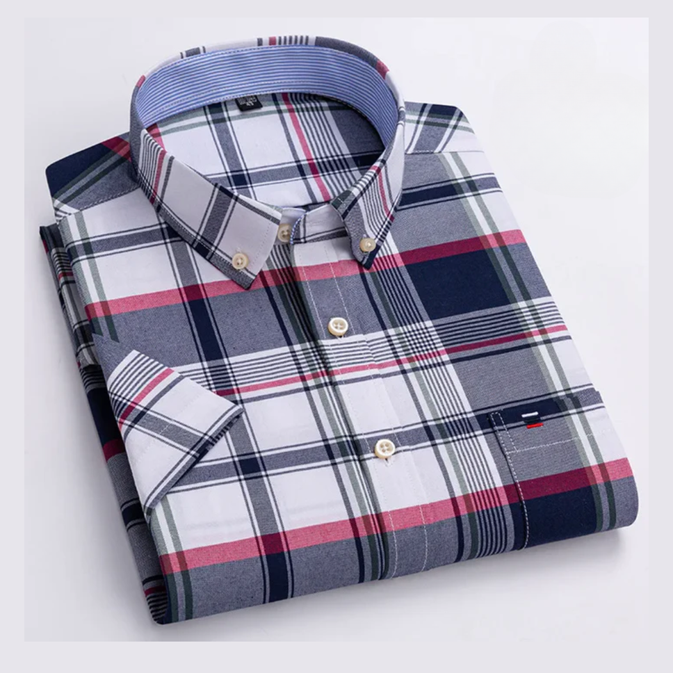 Jonathan | Lichtblauw overhemd met fijne streep