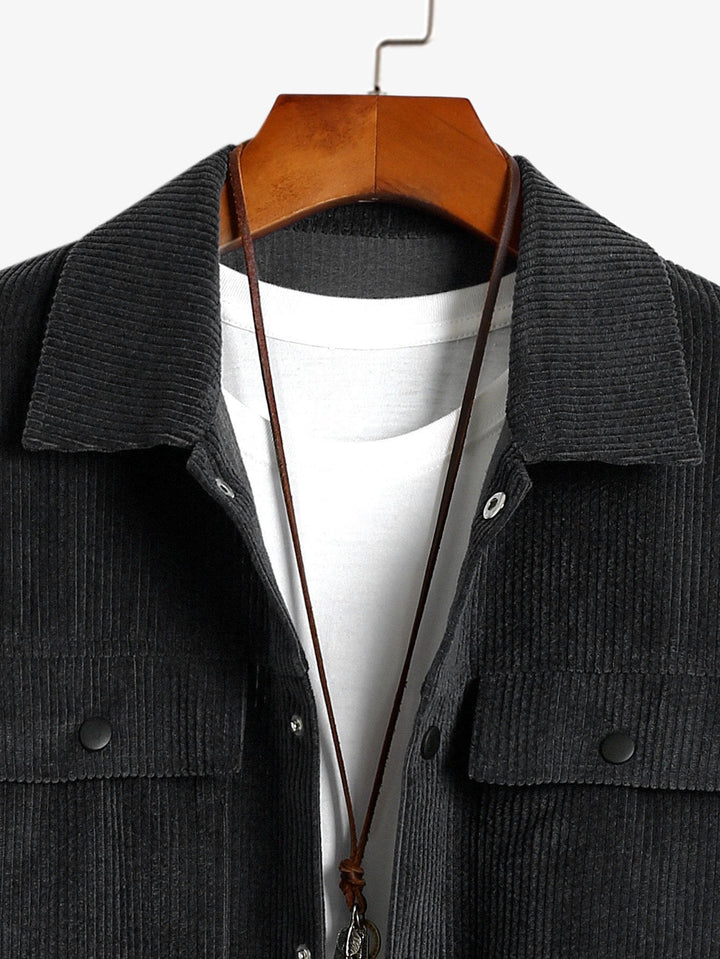 Bert | Corduroy jack met zakken