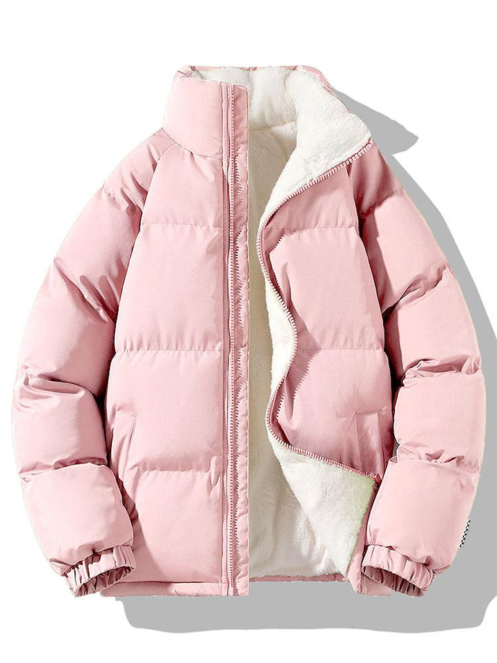 Sven | Puffer jas met teddyvoering