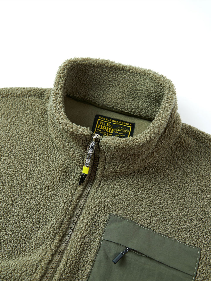 Teun | Teddyfleece jas met rits