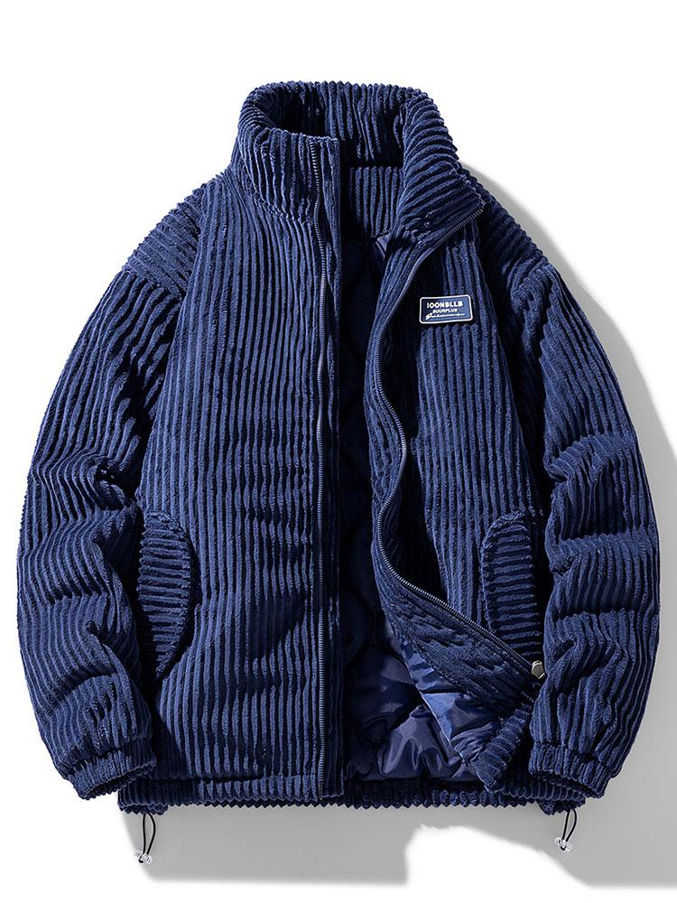 Rutger | Gewatteerde corduroy jas