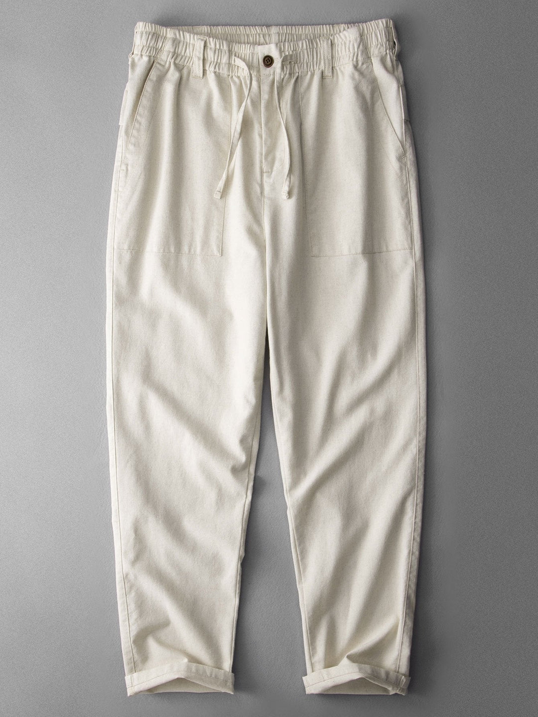 Bo | Linnen Katoenen Broek Straight Leg